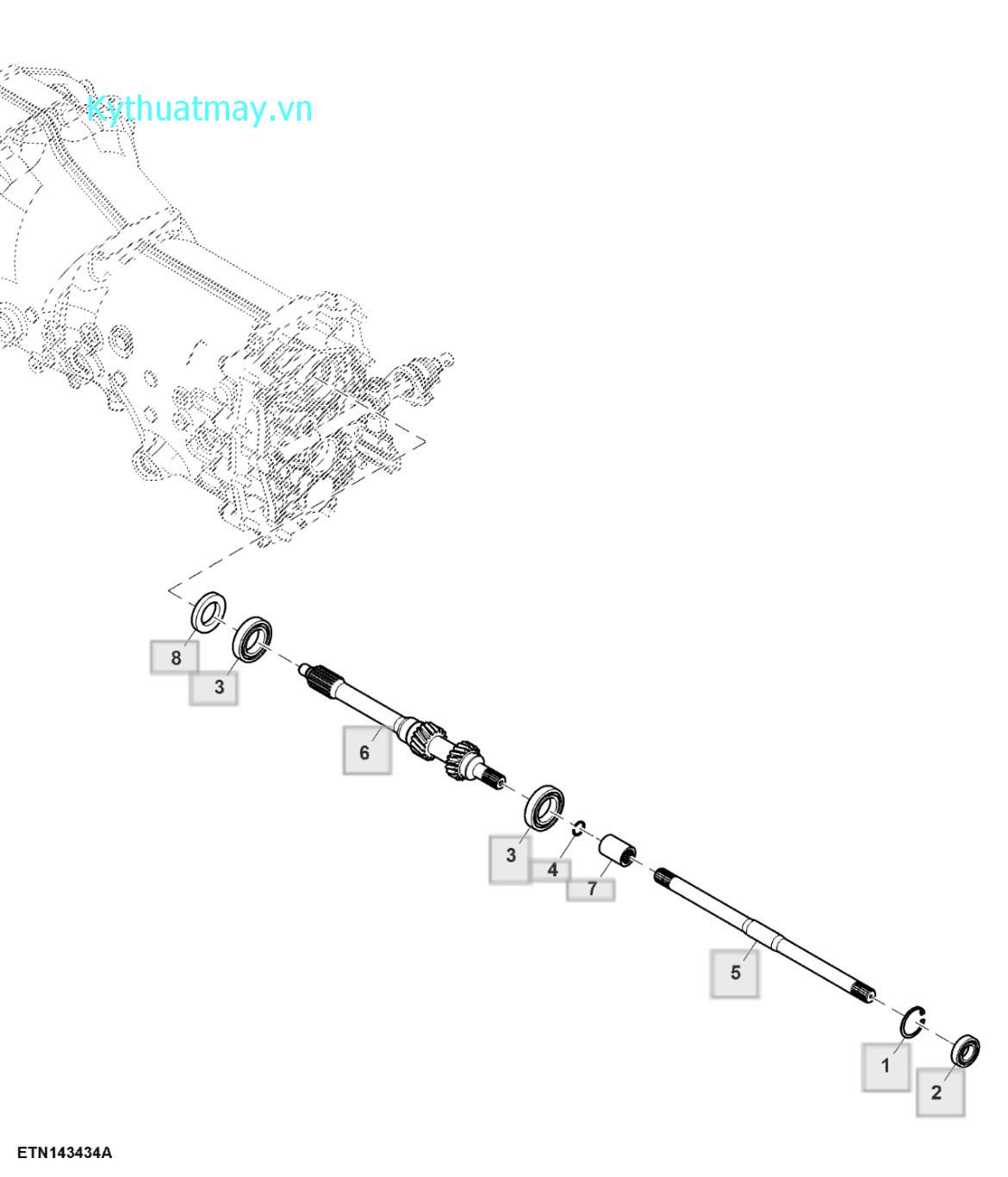 Trục truyền động - ST831829